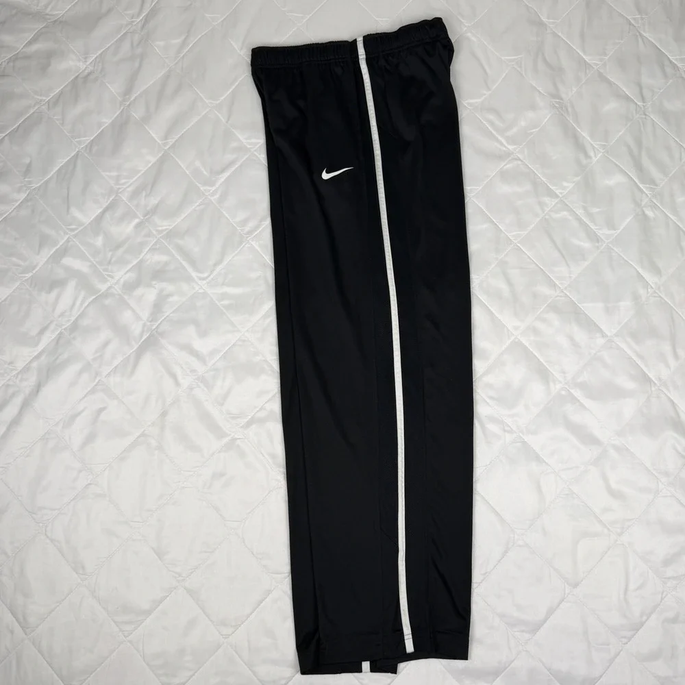 Nike Dri-FIT Track Pants Youth XL Black Athletic Training Jogger Straight Leg